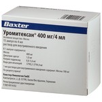 Уромитексан, раствор для внутривенного введения 100 мг/мл 4 мл 15 шт ампулы