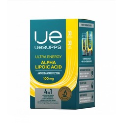 Uesupps ультра энерджи альфа-липоевая кислота 30 шт. капс. мягк. 100 мг
