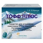 Тофф плюс, капсулы 15 мг+500 мг+10 мг+2 мг 10 шт