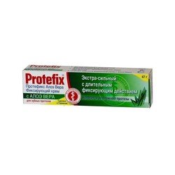 Крем для зубных протезов Protefix фиксирующий экстра-сильный алоэ вера 40 мл