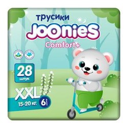 Подгузники-трусики 28 шт. Joonies Комфорт+ 15-20 кг р. XXL