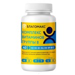 Благомакс Комплекс витаминов группы В 40 шт. капс. 0.15 г
