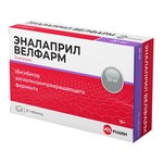 Эналаприл Велфарм, таблетки 20 мг 20 шт