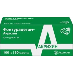 Фонтурацетам-Акрихин табл. 100 мг 60 шт.
