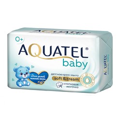 Крем-мыло для рук Aquatel бэби жидкое хлопковое молочко