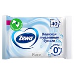 Туалетная бумага влажная, Zewa (Зева) 40 шт Пьюр
