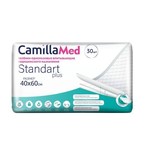 Пеленки впитывающие медицинские одноразовые, CamillaMed (КамиллаМед) р. 40 см х 60 см 30 шт стандарт плюс