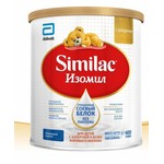 Смесь сухая детская, Similac (Симилак) 400 г Изомил для детей с рождения с аллергией к белку коровьего молока