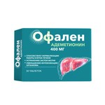 Офален адеметионин, таблетки 400 мг 30 шт БАД