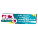 Крем для зубных протезов, Protefix (Протефикс) 47 г 40 мл фиксирующий экстра-сильный гипоаллергенный