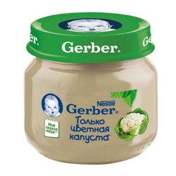 Пюре Gerber цветная капуста с 4 мес 80 г