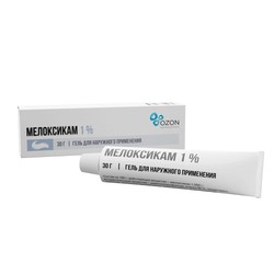 Мелоксикам гель д/наружн. прим. 1% 30 г 1 шт.