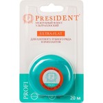 Зубная нить (флосс), PresiDent (Президент) арт. 205 20 м ультраплоский