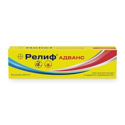 Релиф Адванс мазь д/рект. и наружн. прим. 200 мг/г 25 г 1 шт.