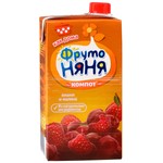 Компот, Фрутоняня 0.5 л вишня малина с 5 мес
