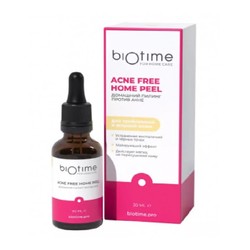 Пилинг для лица Biotime For Home Care домашний кислотный для проблемной кожи против прыщей и акне 30 мл