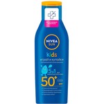 Лосьон солнцезащитный для детей, Nivea (Нивея) 200 мл арт. 85486 Сан Кидс Играй и купайся 5в1 SPF50+