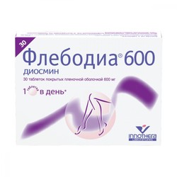 Флебодиа 600 табл. п/о пленочной 600 мг 30 шт.
