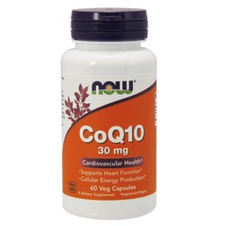 CoQ10 Now коэнзим Q10 60 шт. капс. 30 мг 516 мг
