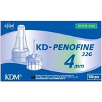 Игла инъекционная однократного применения для инсулиновых шприц-ручек, KDM (КДМ) р. 32g 0.23ммх4мм 100 шт KD-Penofine КД-Пенофайн