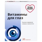 Витамины для глаз, Gross Health (Гросс Хелс) таблетки 618 мг 30 шт