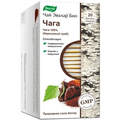 Чай Эвалар Био Чага 20 шт. ф/пак. 1.5 г