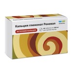 Кальция глюконат Реневал, таблетки 500 мг 60 шт