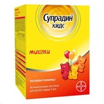 Супрадин Кидс Мишки, пастилки жевательные 4 г 30 шт