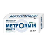 Метформин Зентива, таблетки покрытые пленочной оболочкой 500 мг 60 шт