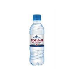 Вода минеральная Горная Вершина негазированная 0.5 л ПЭТ