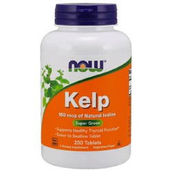 Келп Now Kelp 200 шт. табл. 1500 мг