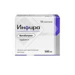 Инфира, гранулы для приготовления раствора для приема внутрь 500 мг 508 мг 56 шт