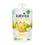 Пюре, Kabrita (Кабрита) 100 г фруктовое с козьими сливками банан печенье яблочное пюре