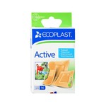 Пластырь медицинский, Ecoplast (Экопласт) 16 шт Актив тканый набор