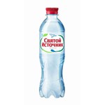 Вода питьевая, Святой источник 0.5 л газированная