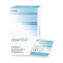 Линзы контактные Clear 55A bc 8.7 6 шт. (-5.75)