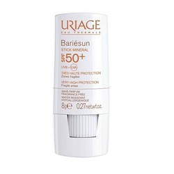 Стик солнцезащитный для лица и тела Uriage Барьесан SPF 50+ для уязвимых зон с минеральными фильтрами 8 г
