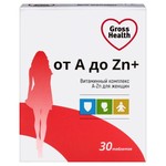 Витаминный комплекс A-Zn для женщин, Gross Health (Гросс Хелс) таблетки 1100 мг 30 шт