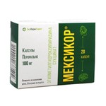 Мексикор, капсулы 100 мг 20 шт