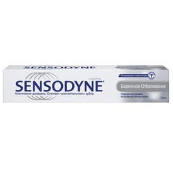 Зубная паста Sensodyne бережное отбеливание 75 мл