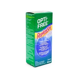 Раствор для ухода за контактными линзами Opti-Free Реплениш с контейнером 90 мл