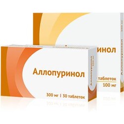Аллопуринол табл. 300 мг 30 шт.