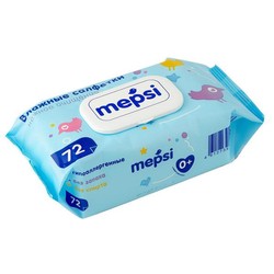 Салфетки влажные детские Mepsi гипоаллергенные 72 шт.