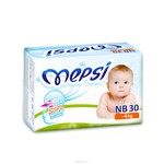 Подгузники, Mepsi (Мепси) до 6 кг р. nb 30 шт