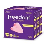 Тампоны женские гигиенические, Freedom (Фридом) 3 шт мини