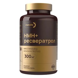НМН + Ресвератрол Dietelle 30 шт. капс. 500 мг