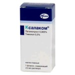 Ксалаком, капли глазные 0.005%+0.5% 2.5 мл 1 шт