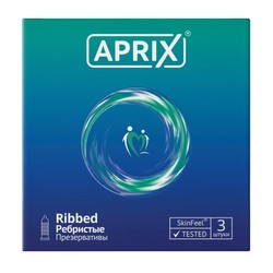 Презервативы Aprix ребристые 3 шт.