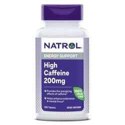 Хай кофеин 200 мг Natrol БАД к пище 100 шт. табл. 200 мг / 692.25 мг