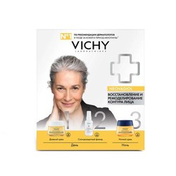 Набор Vichy Неовадиол крем дневной + Неовадиол крем ночной + Капитал Солей флюид солнцезащитный SPF50 50 мл + 15 мл + 3 мл
